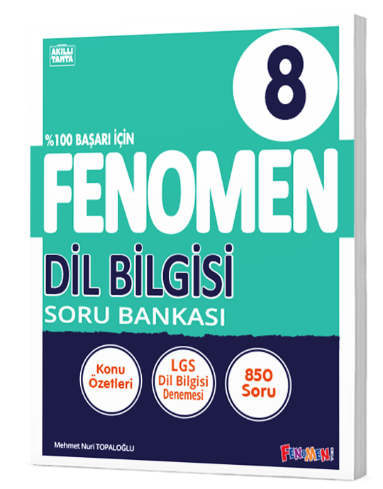 Fenomen Yayınları 8. Sınıf Dil Bilgisi Soru Bankası