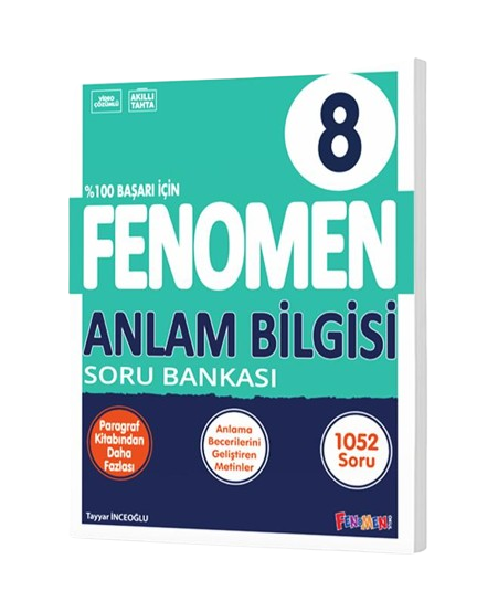 Fenomen Yayınları 8. Sınıf Anlam Bilgisi Soru Bankası