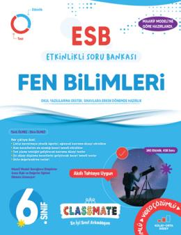 OKYANUS YAYINLARI 6. SINIF CLASSMATE FEN BİLİMLERİ ETKİNLİKLİ SORU BANKASI