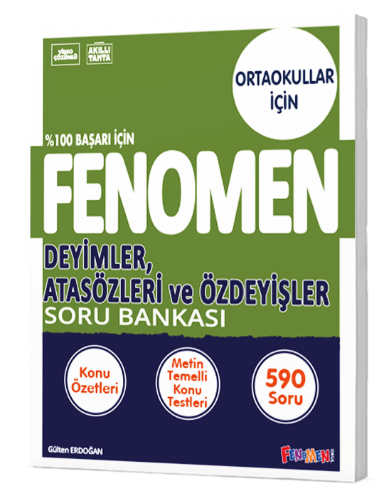 Fenomen Yayınları 8. Sınıf Deyimler Atasözleri Ve Özdeyişler Soru Bankası