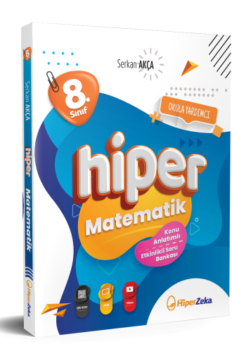 Hiperzeka Yayınları 8. Sınıf Hiper Matematik Konu Anlatımlı & Etkinlikli Soru Bankası