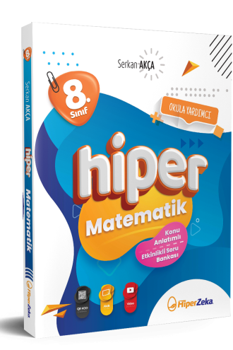 Hiperzeka Yayınları 8. Sınıf Hiper Matematik Konu Anlatımlı & Etkinlikli Soru Bankası