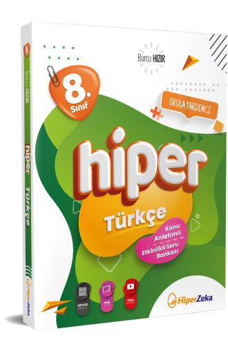 Hiperzeka Yayınları 8. Sınıf Hiper Türkçe Konu Anlatımlı & Soru Bankası