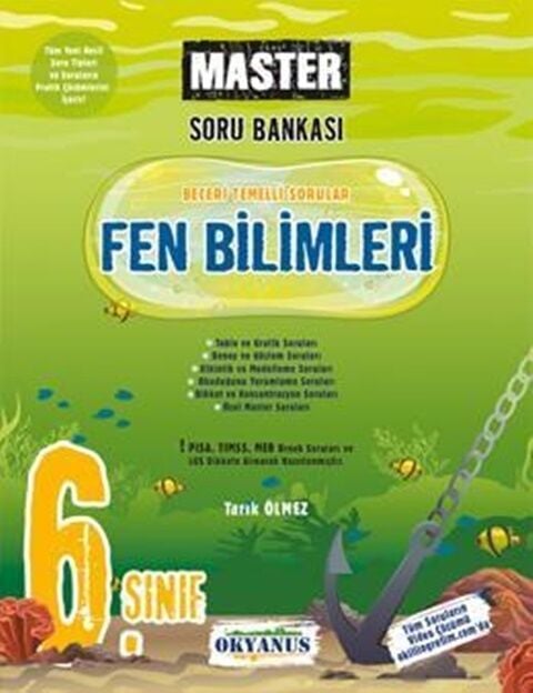 OKYANUS YAYINLARI 6. SINIF MASTER FEN BİLİMLERİ SORU BANKASI