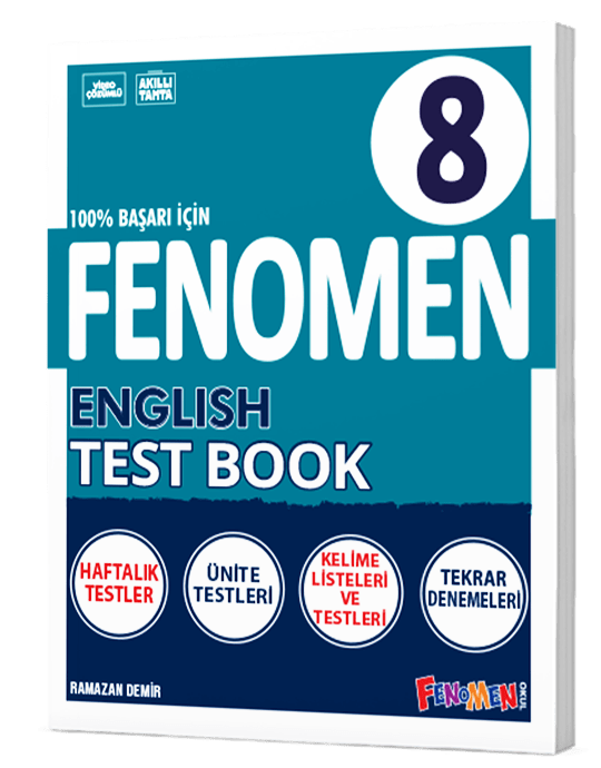 Fenomen Yayınları 8. Sınıf English Test Book