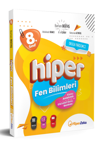 Hiperzeka Yayınları 8. Sınıf Hiper Fen Bilimleri Konu Anlatımlı & Etkinlikli Soru Bankası