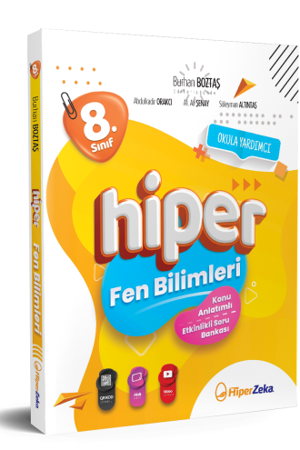 Hiperzeka Yayınları 8. Sınıf Hiper Fen Bilimleri Konu Anlatımlı & Etkinlikli Soru Bankası