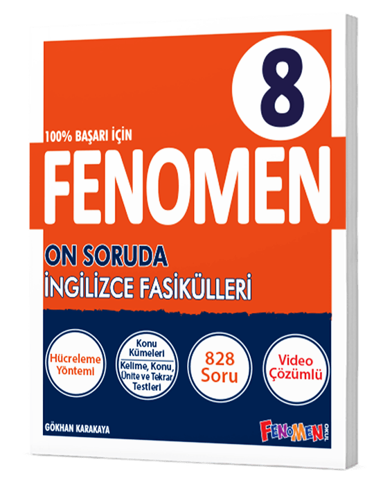 Fenomen Yayınları 8. Sınıf On Soruda İngilizce Fasikülleri (4 Fasikül)