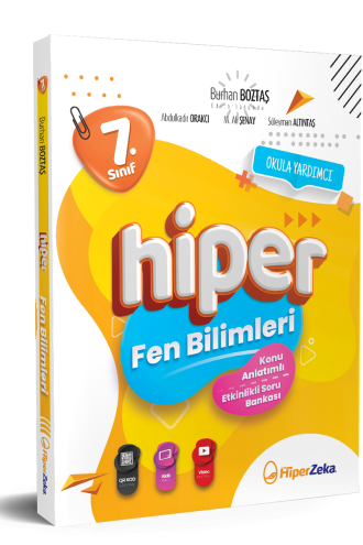 Hiperzeka Yayınları 7. Sınıf Hiper Fen Bilimleri Konu Anlatımlı & Etkinlikli Soru Bankası