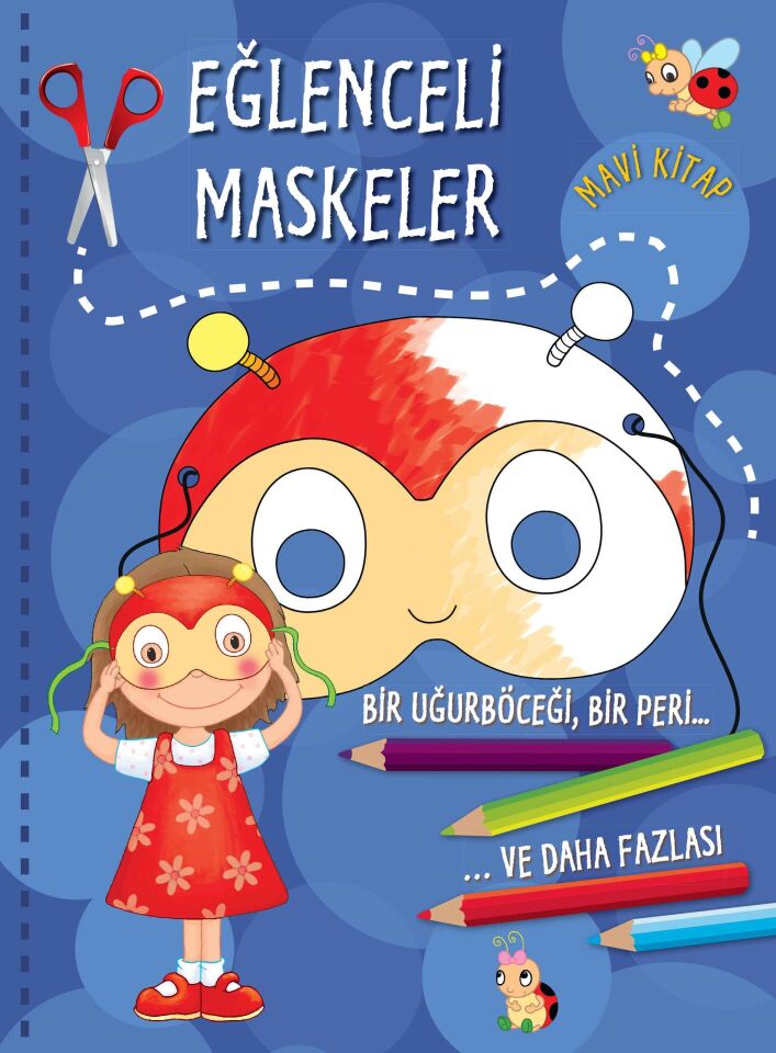 Eğlenceli Maskeler Mavi Kitap
