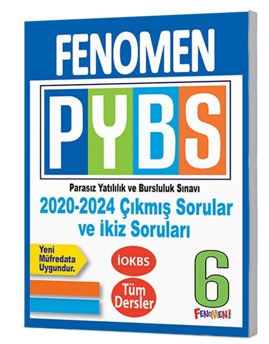 Fenomen Yayınları 6. Sınıf Pybs Tüm Dersler Çıkmış Sorular Ve İkiz Soruları (2020-2024)