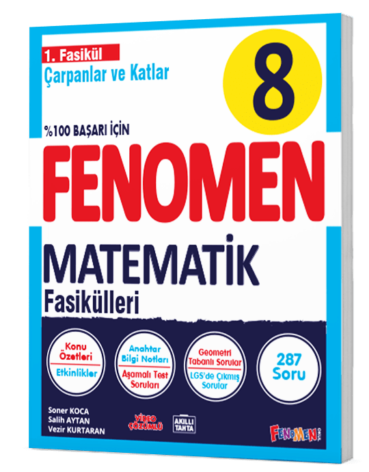 Fenomen Yayınları 8. Sınıf Matematik 1.Fasikül (Çarpanlar Ve Katlar)