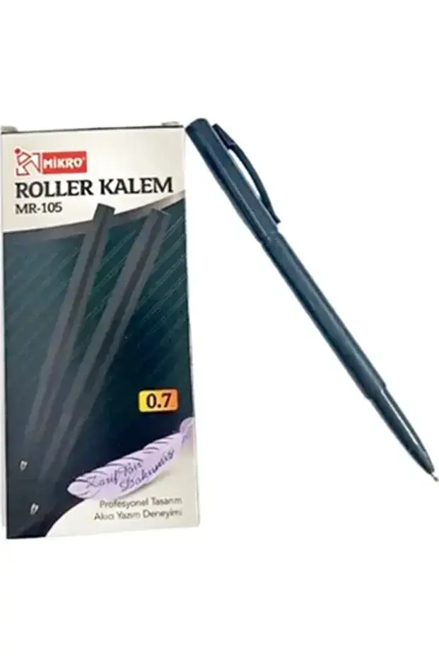 MİKRO MR105S ROLLER KALEM 07MM SİYAH ADET