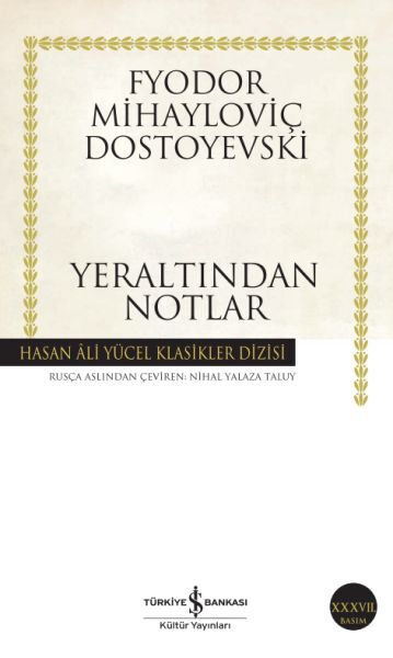 YERALTINDAN NOTLAR (K.KAPAK)