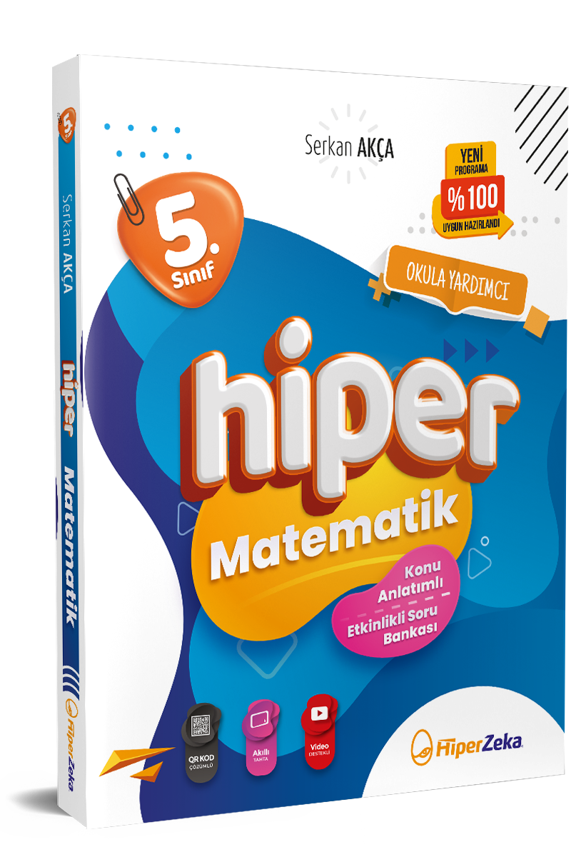 Hiperzeka Yayınları 5. Sınıf Hiper Matematik Konu Anlatımlı & Etkinlikli Soru Bankası