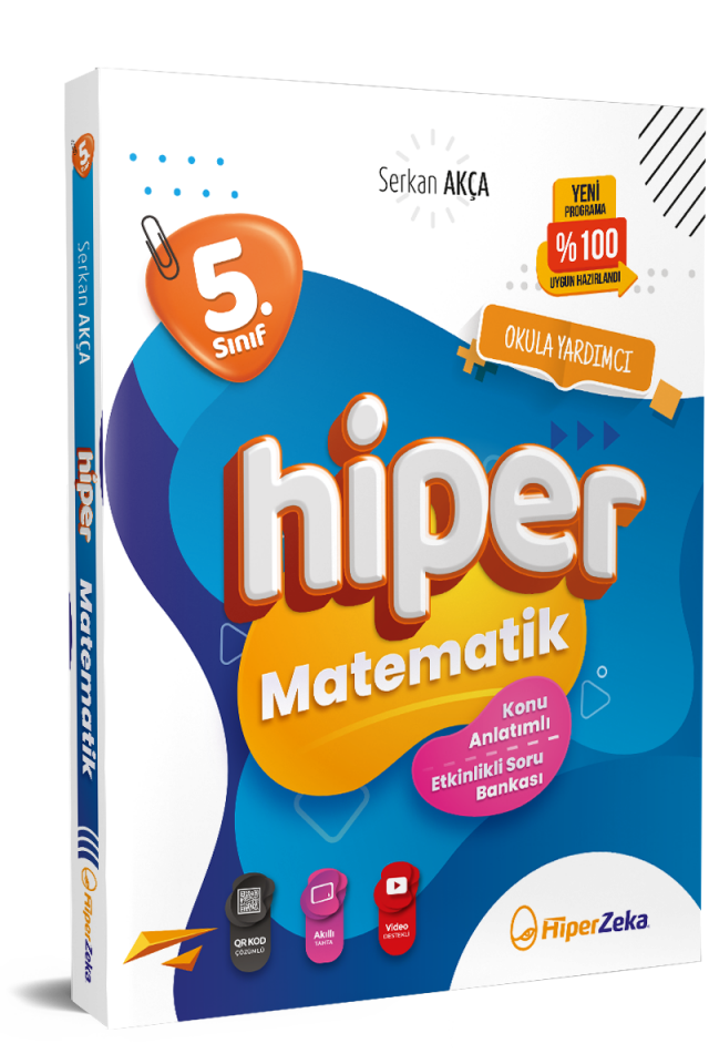 Hiperzeka Yayınları 5. Sınıf Hiper Matematik Konu Anlatımlı & Etkinlikli Soru Bankası