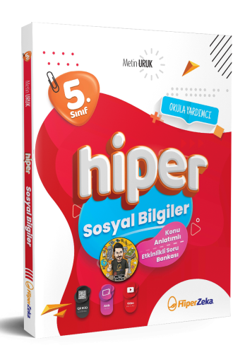 Hiperzeka Yayınları 5. Sınıf Hiper Sosyal Bilgiler Konu Anlatımlı & Soru Bankası