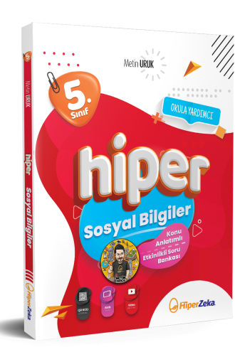 Hiperzeka Yayınları 5. Sınıf Hiper Sosyal Bilgiler Konu Anlatımlı & Soru Bankası