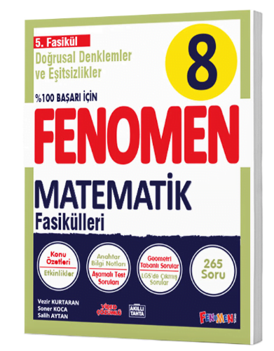 8. Sınıf Matematik 5.Fasikül (Doğrusal Denklemler Ve Eşitsizlikler)
