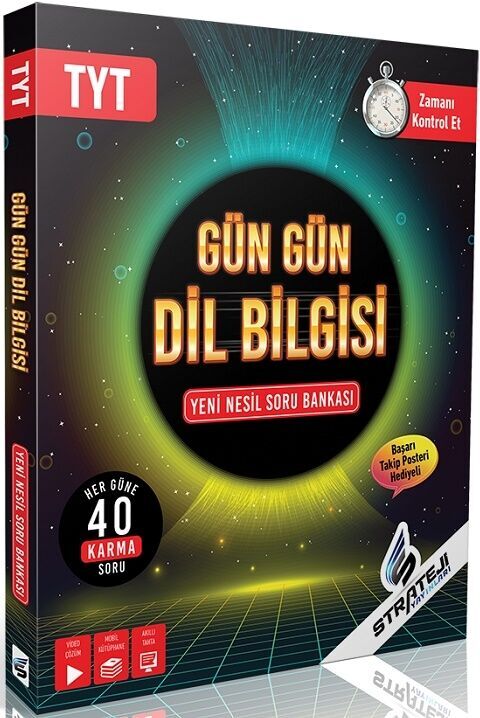 Strateji Yayınları Tyt Gün Gün Dil Bilgisi Soru Bankası