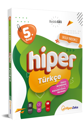 Hiperzeka Yayınları 5. Sınıf Hiper Türkçe Konu Anlatımlı & Soru Bankası