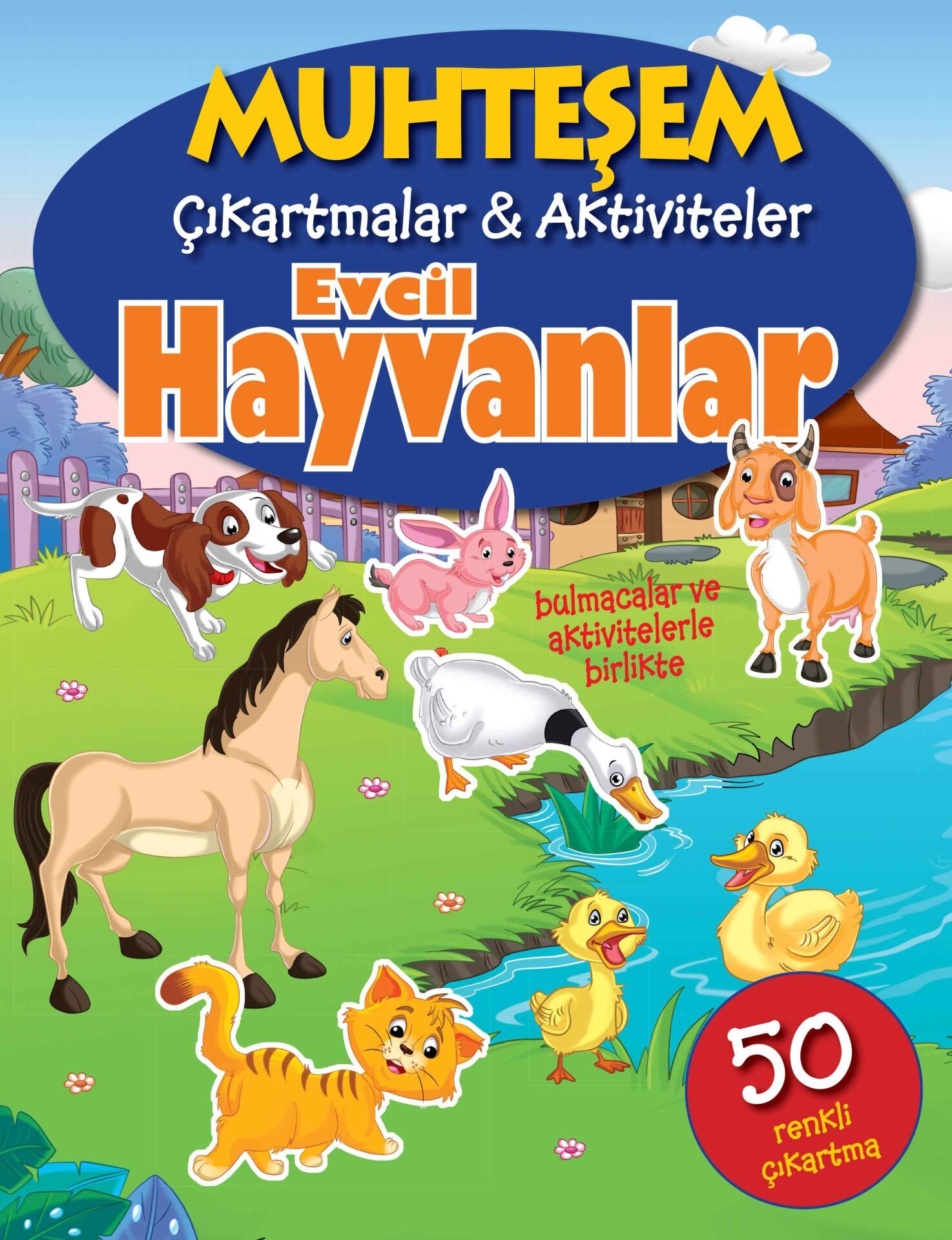 Muhteşem Çıkartmalar ve Aktiviteler Evcil Hayvanlar