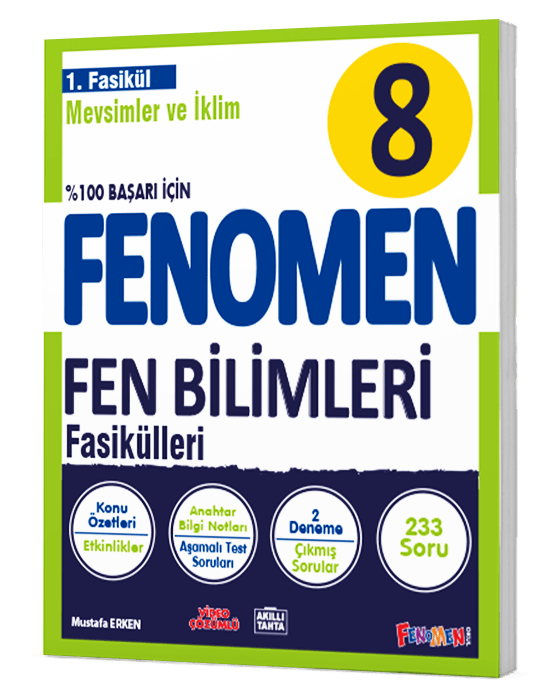 8. Sınıf Fen Bilimleri 1.Fasikül (Mevsimler Ve İklim)