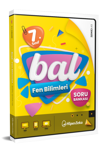Hiperzeka Yayınları 7. Sınıf Bal Fen Bilimleri Soru Bankası