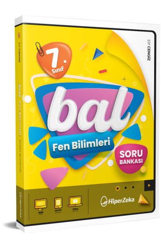 Hiperzeka Yayınları 7. Sınıf Bal Fen Bilimleri Soru Bankası
