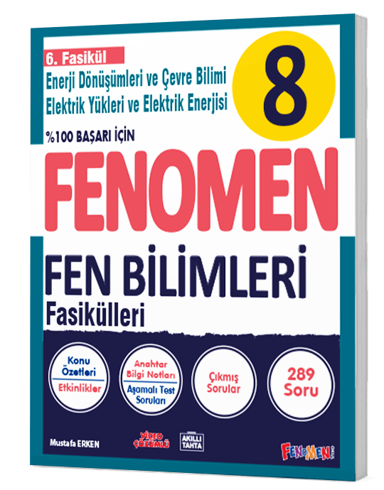 Fenomen Yayınları 8. Sınıf Fen Bilimleri 6.Fasikül (Enerji Dönüşümleri Ve Çevre Bilimi)