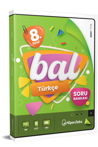 Hiperzeka Yayınları 8. Sınıf Bal Türkçe Soru Bankası