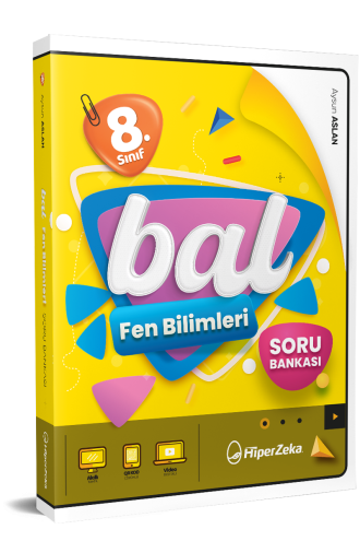 Hiperzeka Yayınları 8. Sınıf Bal Fen Bilimleri Soru Bankası