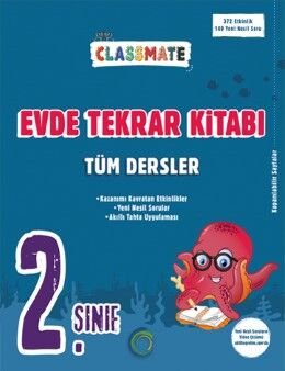 Okyanus Yayınları 2. Sınıf Classmate Tüm Dersler Evde Tekrar Kitabı